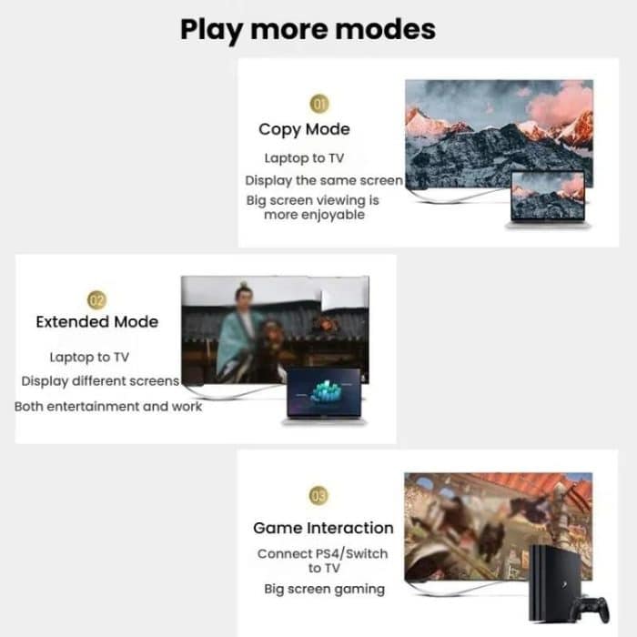 VegGieg V2.0 4K60Hz TV Set-Top Box Computer Monitor Projection HDMI Video Connection Cable, 1.5m, 2m, 3m, 5m – Bild 11