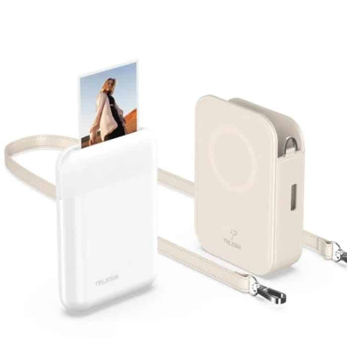 TELESIN Portable Instant Photo Printer With Magnetic Bag & Self-Adhesive Photo Paper For Travel & Memories – Bild 1