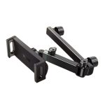 Telescopic Car Rear Pillow Phone Tablet Holder 2-Section Folding Headrest Bracket, 2-Section Plastic, 2-Section Iron