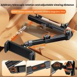 Telescopic Car Rear Pillow Phone Tablet Holder 2-Section Folding Headrest Bracket, 2-Section Plastic, 2-Section Iron – Bild 3