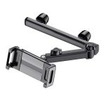 Telescopic Car Rear Pillow Phone Tablet Holder 2-section Folding Headrest Bracket, 2-Section Upgrade