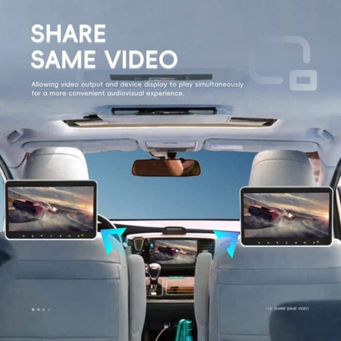 7 Zoll verdrahtetes Carplay Dual Butt MP5-Player Bluetooth Big Screen Car Center Control, Standard, Standard+12 Light Camera – Bild 12