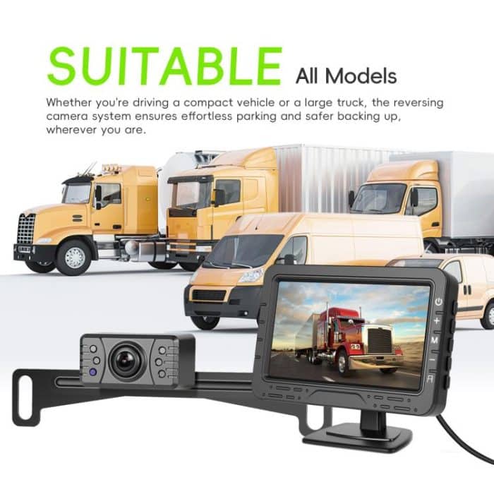 4.3 Inch Reversing Display Digital Wired HD 1 To 1 Set, North America, Europe – Bild 8