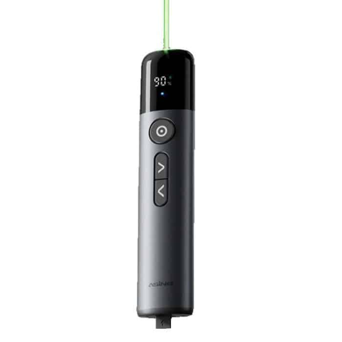 TBD06060301.jpg ASiNG A17 Pro Dual Mode Kabelloser Laser-Präsentationspointer – USB/Bluetooth Wiederaufladbar Einstellbare Helligkeit – Bild 1