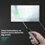 ASiNG A17 Pro Dual Mode Kabelloser Laser-Präsentationspointer – USB/Bluetooth Wiederaufladbar Einstellbare Helligkeit – Bild 3