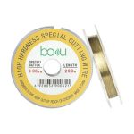 200m/329ft Carbon Steel Screen Separator Cutting Wire for Smartphone & Tablet LCD Screen Repair, BAKU 0.03mm, BAKU 0.04mm, BAKU 0.05mm, BAKU 0.06mm, BAKU 0.08mm