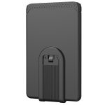 AhaStyle WG133 Adhesive Silicone Cell Phone Card Holder Phone Back Sticker Storage Bag, Adhesive With Stand