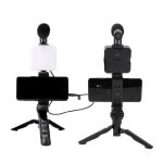 49 LEDs Streaming Lighting Kit for Phone All-in-One Video Recording Set with Tripod Stand &  Microphone, AY-49 – Bild 2