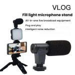 49 LEDs Streaming Lighting Kit for Phone All-in-One Video Recording Set with Tripod Stand &  Microphone, AY-49 – Bild 3