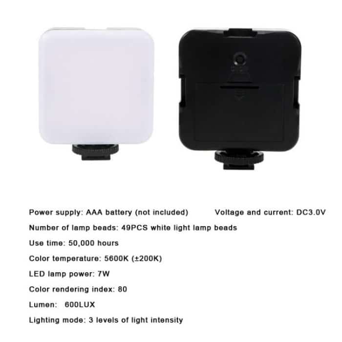 49 LEDs Streaming Lighting Kit for Phone All-in-One Video Recording Set with Tripod Stand &  Microphone, AY-49 – Bild 5