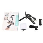 49 LEDs Streaming Lighting Kit for Phone All-in-One Video Recording Set with Tripod Stand &  Microphone, AY-49 – Bild 8