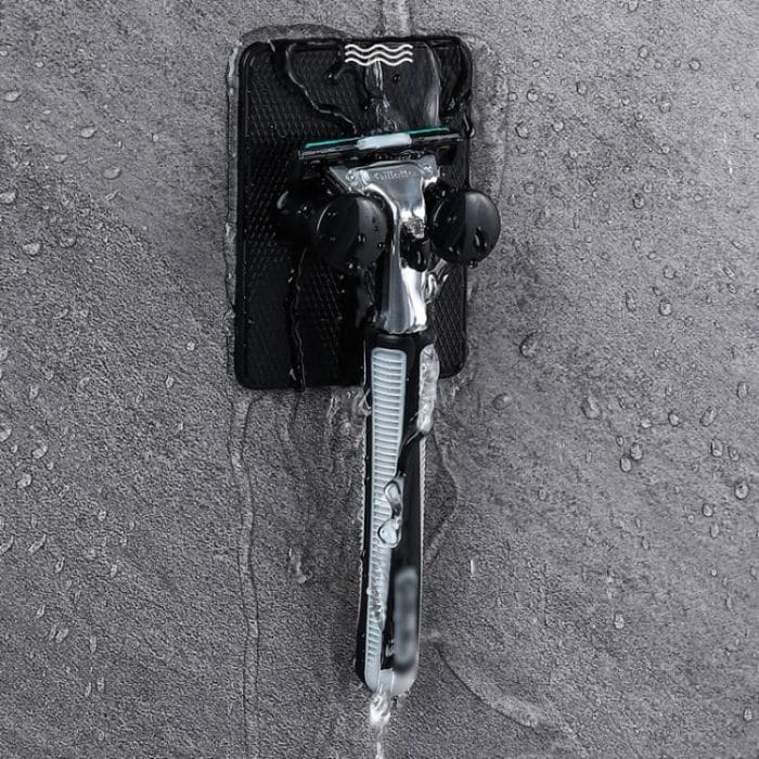 3pcs /Pack Wall-Mounted No-Drill Shaver Organizer Manual/Safety Razor Hook – Bild 5