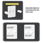 3pcs /Pack Wall-Mounted No-Drill Shaver Organizer Manual/Safety Razor Hook – Bild 6