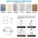 3pcs /Pack Wall-Mounted No-Drill Shaver Organizer Manual/Safety Razor Hook – Bild 8