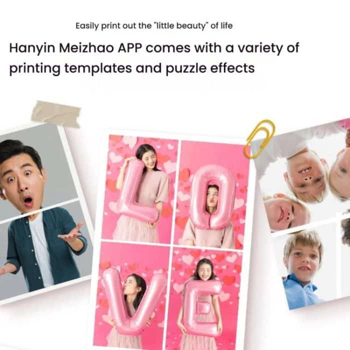 HPRT MT53 Kleiner tragbarer Bluetooth-Farbfotoentwicklerdrucker für den Heimgebrauch – Bild 3