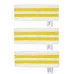 For Karcher Easyfix SC1 SC2 SC3 SC4 SC5 SV7 Steam Mop Replacement, 3pcs /Pack  Flat Mop Attachments, 3pcs /Pack Mop Pads