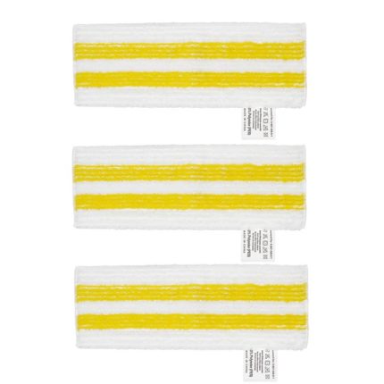 For Karcher Easyfix SC1 SC2 SC3 SC4 SC5 SV7 Steam Mop Replacement, 3pcs /Pack Flat Mop Attachments, 3pcs /Pack Mop Pads