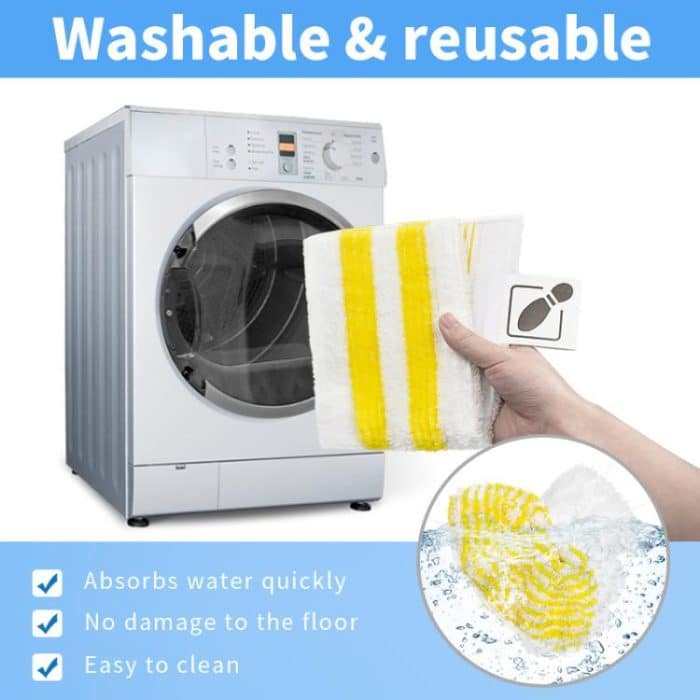 For Karcher Easyfix SC1 SC2 SC3 SC4 SC5 SV7 Steam Mop Replacement, 3pcs /Pack  Flat Mop Attachments, 3pcs /Pack Mop Pads – Bild 8