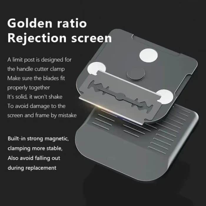 MaAnt MY-116 Magnetic Double-sided Blade Fixed Fixture Cell Phone Repair Removal Screen Shoveling Degumming Knife, MY-116 – Bild 7