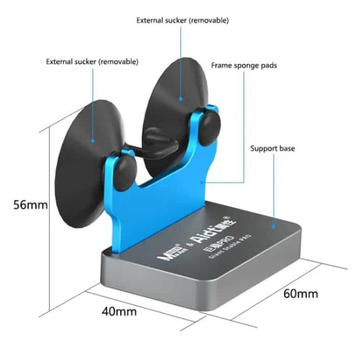 Cell Phone Repair Screen Supporter Suction Cup Light Fixed Back Cover, MaAnt Giant Stable PRO – Bild 3