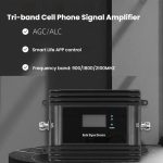 Tri-Band 900/1800/2100MHz Mobile Signal Booster - B1/B3/B8/B20 4G LTE Amplifier, Tri-Band – Bild 2