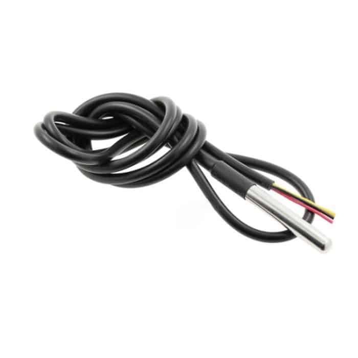 2 teile/paket DS18B20 Wasserdichte Temperatur Sensor Sonde Edelstahl Gekapselt 1m Kabel – Bild 3