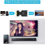 QGeeM VGA Male To HDMI Female Adapter With 5V Micro USB Power & Audio Transmission 1080P 60Hz – Bild 2