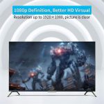 QGeeM VGA Male To HDMI Female Adapter With 5V Micro USB Power & Audio Transmission 1080P 60Hz – Bild 3