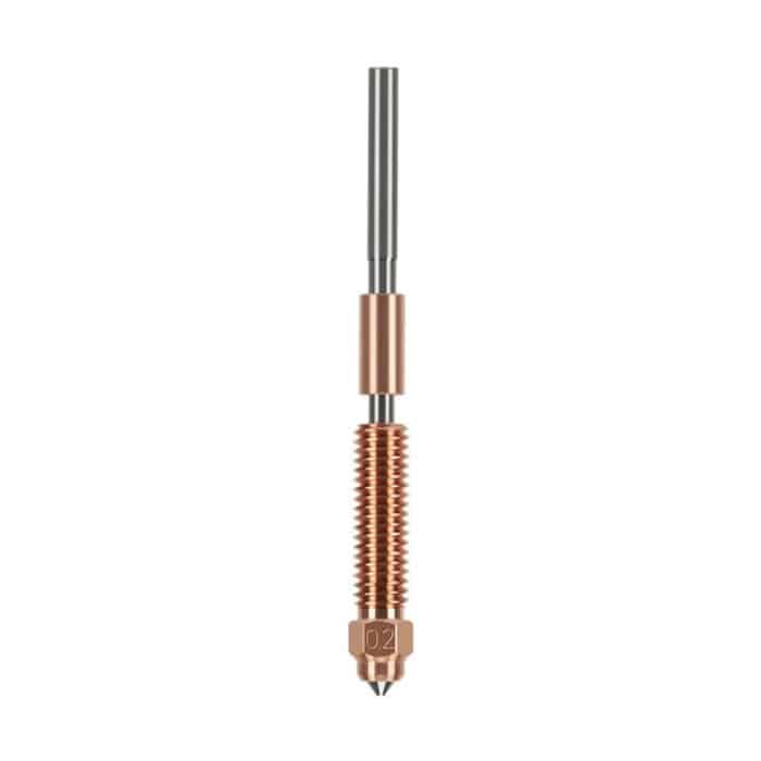 All-in-One Chrome Zirconium Copper Nozzle for Creality Ender-3 V3/K1C/K1 Max 3D Printers, 1.75/0.2mm, 1.75/0.4mm, 1.75/0.6mm, 1.75/0.8mm, 1.75/1.0mm – Bild 1