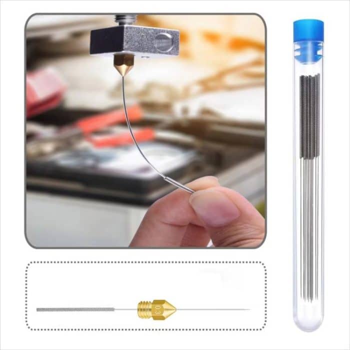 3D Printer Nozzle Cleaning Kit MK8 Nozzle 0.4mm Stainless Steel Cleaning Needle, 22 In 1, 12 In 1 – Bild 2