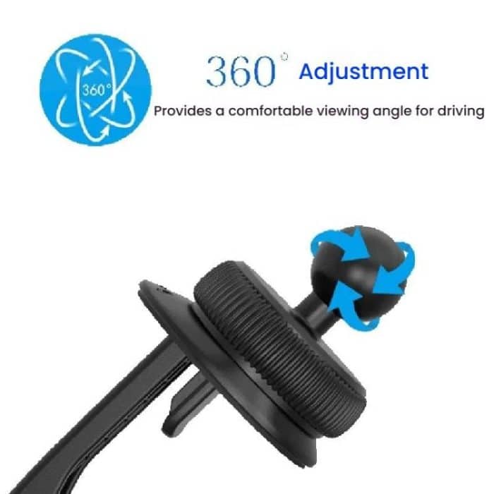 MagSafe Magnetic Holder Car Air Conditioning Vent Mount, CD Pattern Magnetic Suction Head+Triangle Hook, Mirror Magnetic Head+Triangle Hook, CD Pattern Magnetic Suction Head+Straight Hook, CD Pattern Magnetic Suction Head+Suction Cup – Bild 4