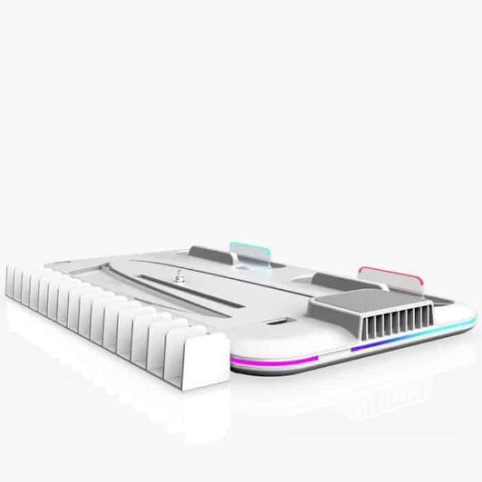 For PS5 Slim / Pro Multi-functional Cooling Stand with Controller Charging Station & Game Disc Storage Holder – Bild 4