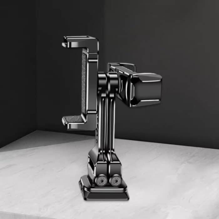 Dual Phone Mount Teleprompter Stand with Arca-Swiss Base Compatible with DJI Stabilizers for Live Streaming/Vlogging/Video Recording – Bild 3