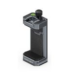 Leaplight Dual Cold Shoe All-Metal Phone Mount with 4x1/4 Inch Screw Ports & Arri Locating Holes