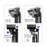 Leaplight Dual Cold Shoe All-Metal Phone Mount with 4x1/4 Inch Screw Ports & Arri Locating Holes – Bild 6