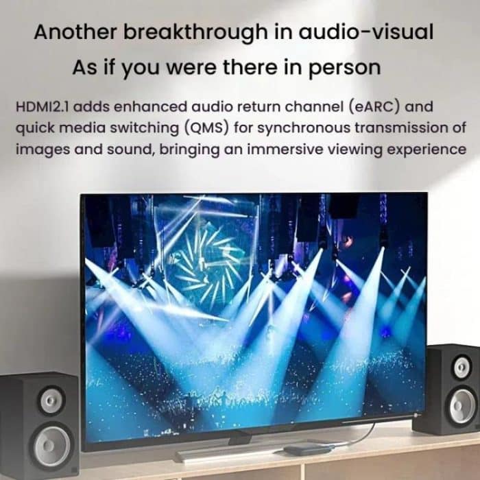 VegGieg W-H4 8K HDMI 2.1 Cable TV Set-Top Box Computer Connection Monitor Projector Video HD Cable, 1m, 1.5m, 2m, 3m, 5m – Bild 11