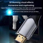 VegGieg W-H4 8K HDMI 2.1 Cable TV Set-Top Box Computer Connection Monitor Projector Video HD Cable, 1m, 1.5m, 2m, 3m, 5m – Bild 5