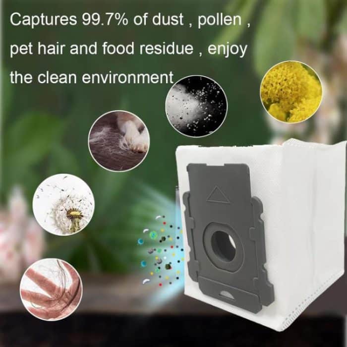 3pcs /Pack Dust Bag For IRobot Roomba I7 / I3 / J7 / E5 / E6 / S9 Vacuum Replacement Parts Accessories – Bild 4