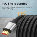 VegGieg V-H301 HDMI 2.0 HD Cable 4K 60Hz TV Set-Top Box Computer Monitor Projection Video Cable, 1.5M, 2M, 3M, 5M, 10M, 15M, 20M – Bild 3