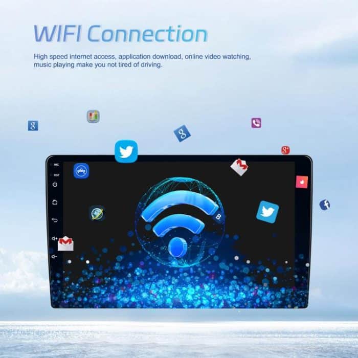 7 Inch 4+64G WiFi Version Dual Butt Universal Bluetooth Wireless Carplay Car Navigation Center Control, Standard, Standard+AHD+Mic – Bild 13