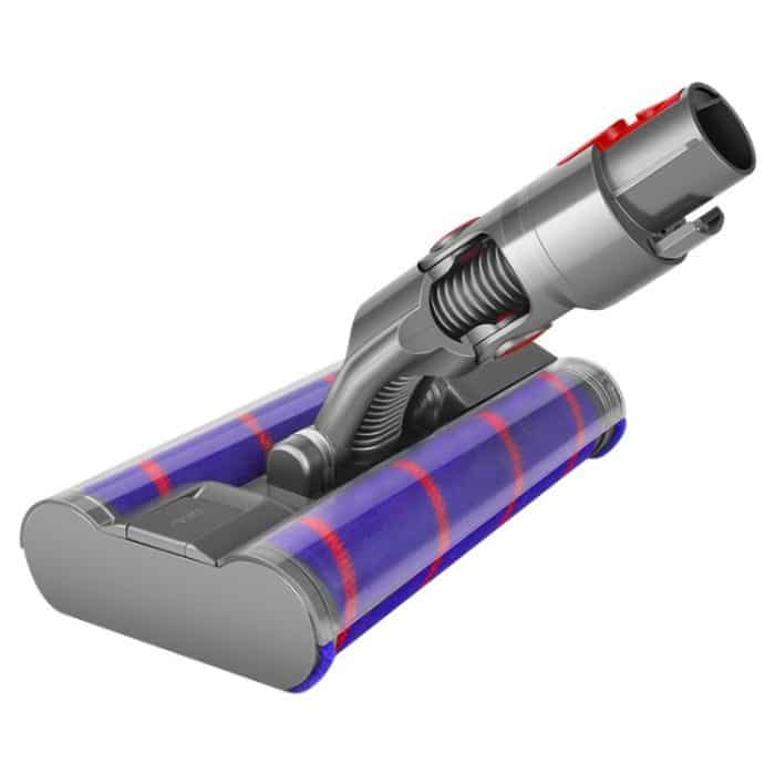Für Dyson V7/V8/V10/V11/V15 Doppelrollen-Bodenbürste aus weichem Samt mit LED-Stauberkennung – Bild 2