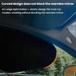 SUITU ST-2414 Car Vinyl Static Film Adsorption Sunshade Sunscreen Heat Insulation Sunblinds, ST-2414 – Bild 4