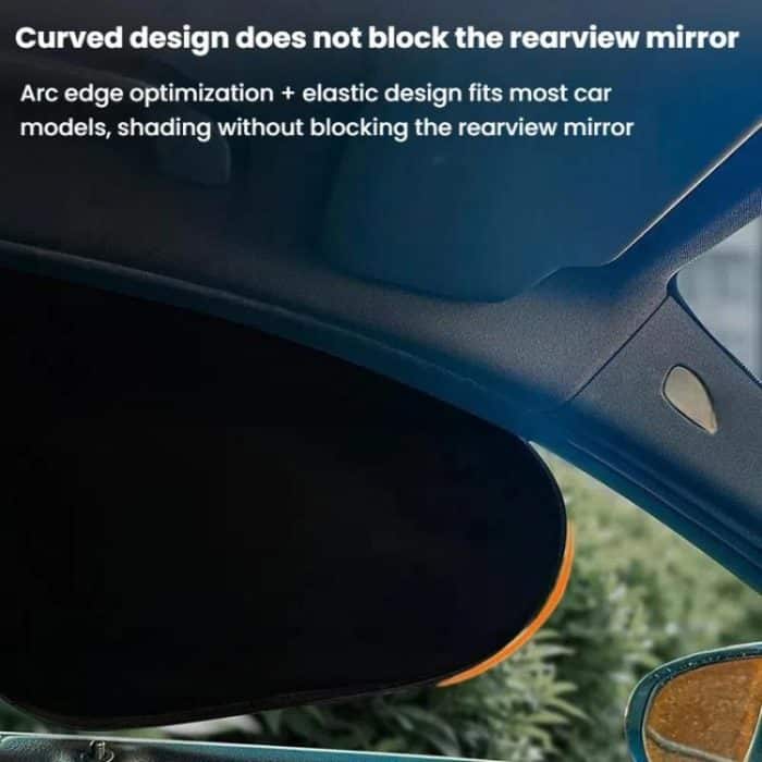 SUITU ST-2414 Car Vinyl Static Film Adsorption Sunshade Sunscreen Heat Insulation Sunblinds, ST-2414 – Bild 4