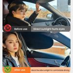 SUITU ST-2414 Car Vinyl Static Film Adsorption Sunshade Sunscreen Heat Insulation Sunblinds, ST-2414 – Bild 8