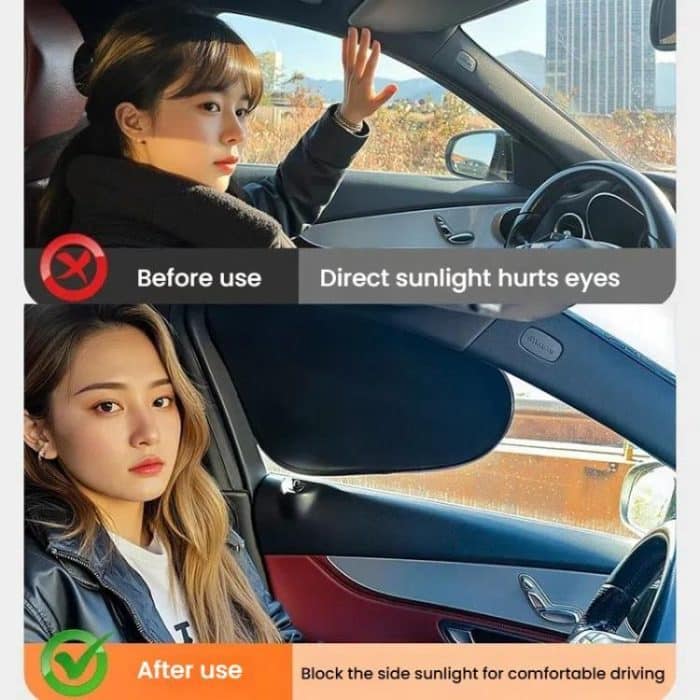 SUITU ST-2414 Car Vinyl Static Film Adsorption Sunshade Sunscreen Heat Insulation Sunblinds, ST-2414 – Bild 8