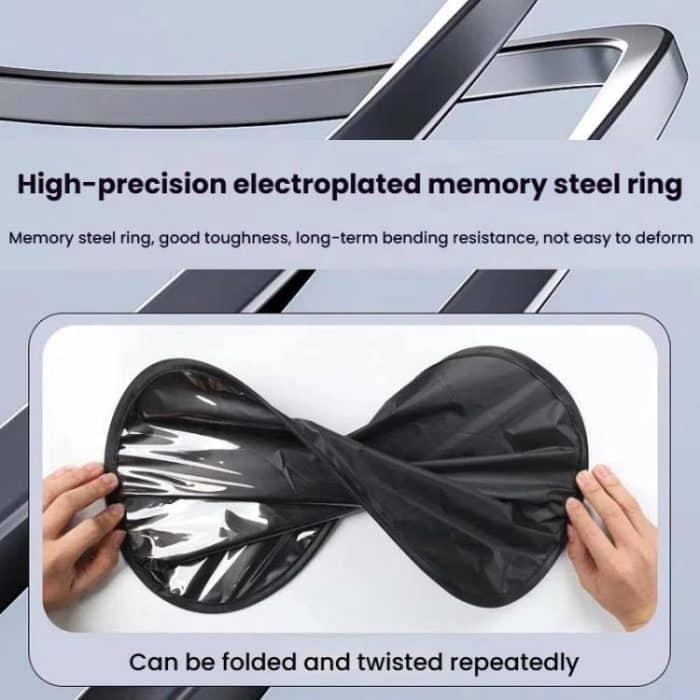 SUITU ST-2414 Car Vinyl Static Film Adsorption Sunshade Sunscreen Heat Insulation Sunblinds, ST-2414 – Bild 9