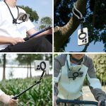 TELESIN Mobile Phone Magnetic Stand Two Claw Adapter Compatible with Chest Strap, Backpack Clip, Neck Mount, Phone Magnetic Stand – Bild 9