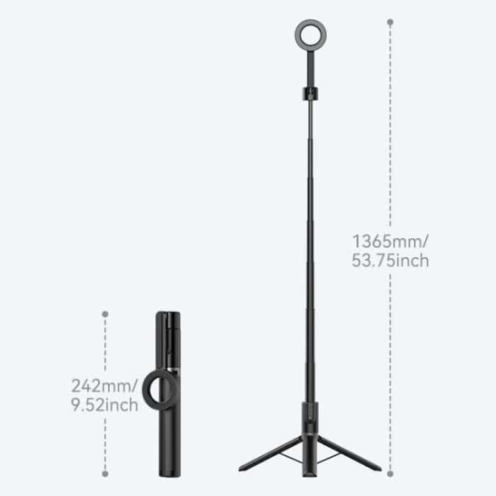 TELESIN 1.3m Magnetic Selfie Stick Tripod Phone Stand for Outdoor Vlog & Live Streaming with Bluetooth Remote – Bild 10