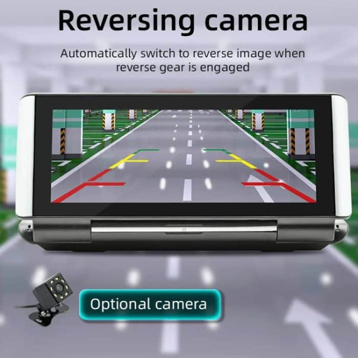 6.86 Inch Foldable Portable Bluetooth Car MP5 Player With MirrorLink/CarPlay/Android Auto Support, B5370, B5370+4LEDs Reversing Camera, B5370+8LEDs Reversing Camera, B5370+12LEDs Reversing Camera – Bild 7