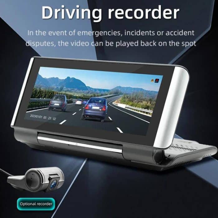 6.86 Inch Foldable Portable Bluetooth Car MP5 Player With MirrorLink/CarPlay/Android Auto Support, B5370, B5370+4LEDs Reversing Camera, B5370+8LEDs Reversing Camera, B5370+12LEDs Reversing Camera – Bild 8